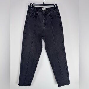 Ralph Lauren Black High-Rise Jeans with Center Seam